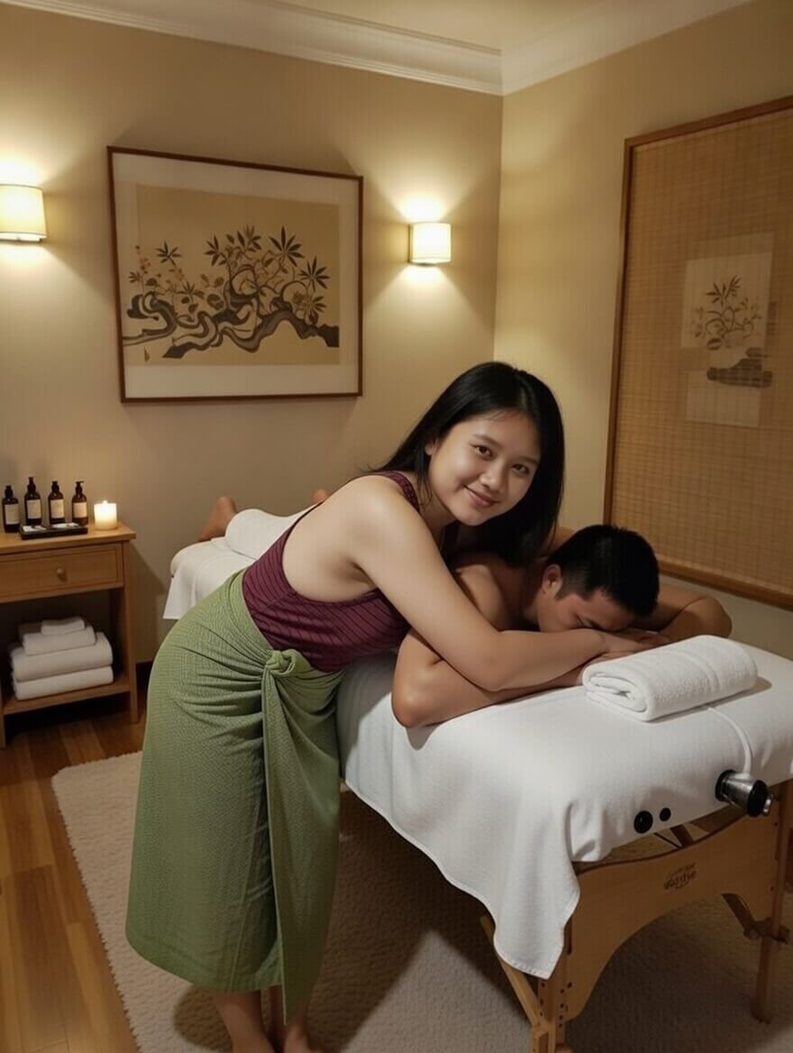 Naked Massage UK by Asian Girls