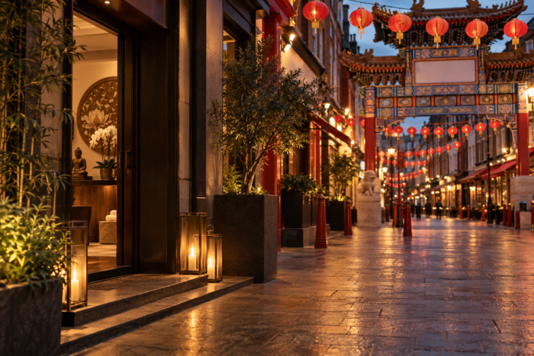 Asian massage spa near Chinatown London and Gerrard Street